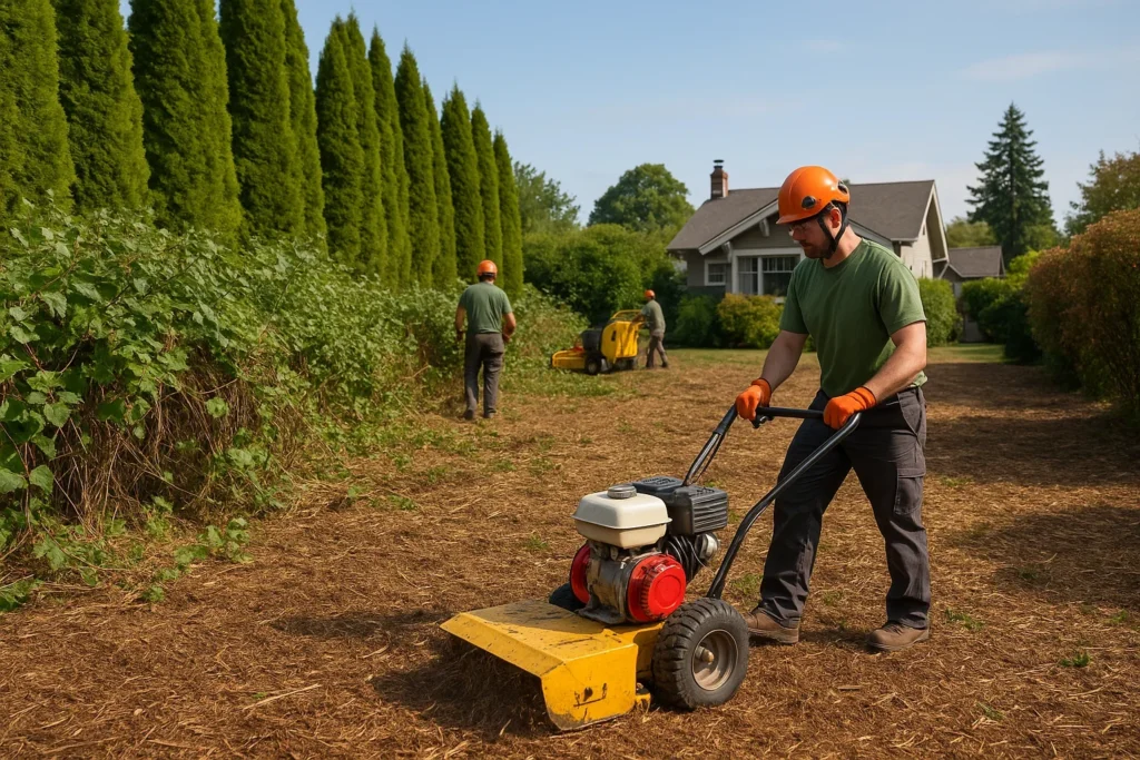 tree stump grinding services