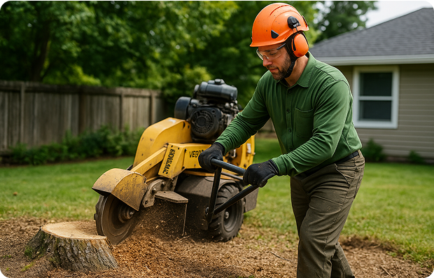tree stump grinding services
